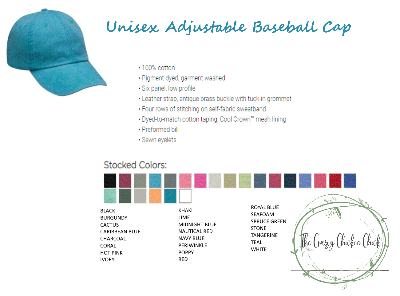 My Dog Thinks I'm Cool Unisex Low Profile Adjustable Hat ~ pick a pet of your choice!