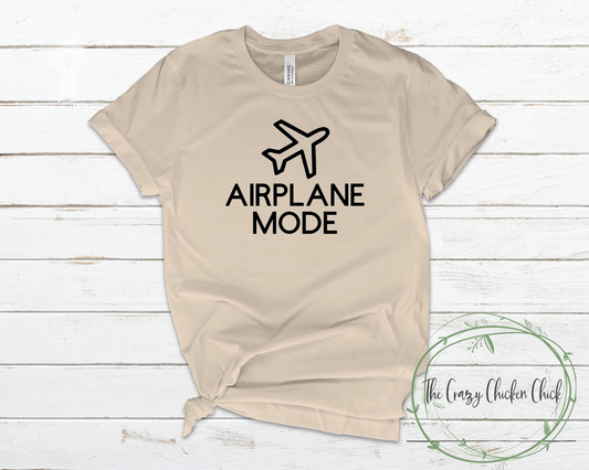 Airplane Mode ~ Unisex T-Shirt or Tank Top - Adult, Youth and Toddler Sizes