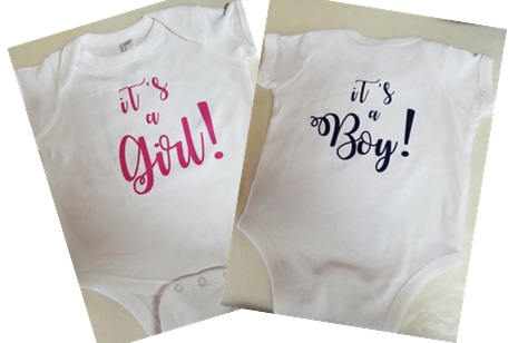 It's a Girl It's a Boy Baby Onesie ~ Reveal Shirt ~ Infant Onesie