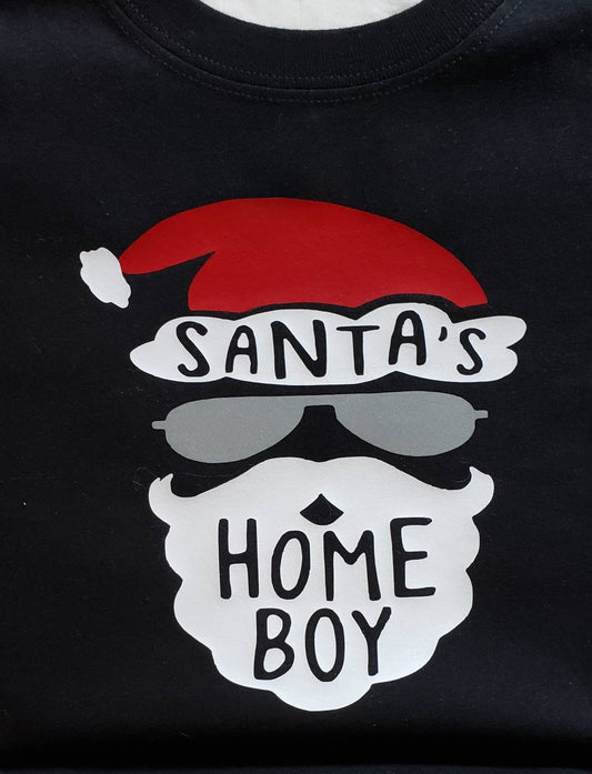 Santa's Home Boy Christmas Holiday ~ Youth and Toddler Sizes