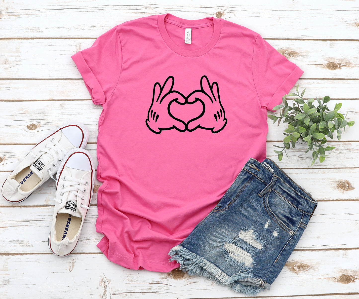 Disney Love, Mickey Mouse Hands  ~ Unisex T-Shirt or Ladies Tank Top ~ Adult, Youth and Toddler Sizes