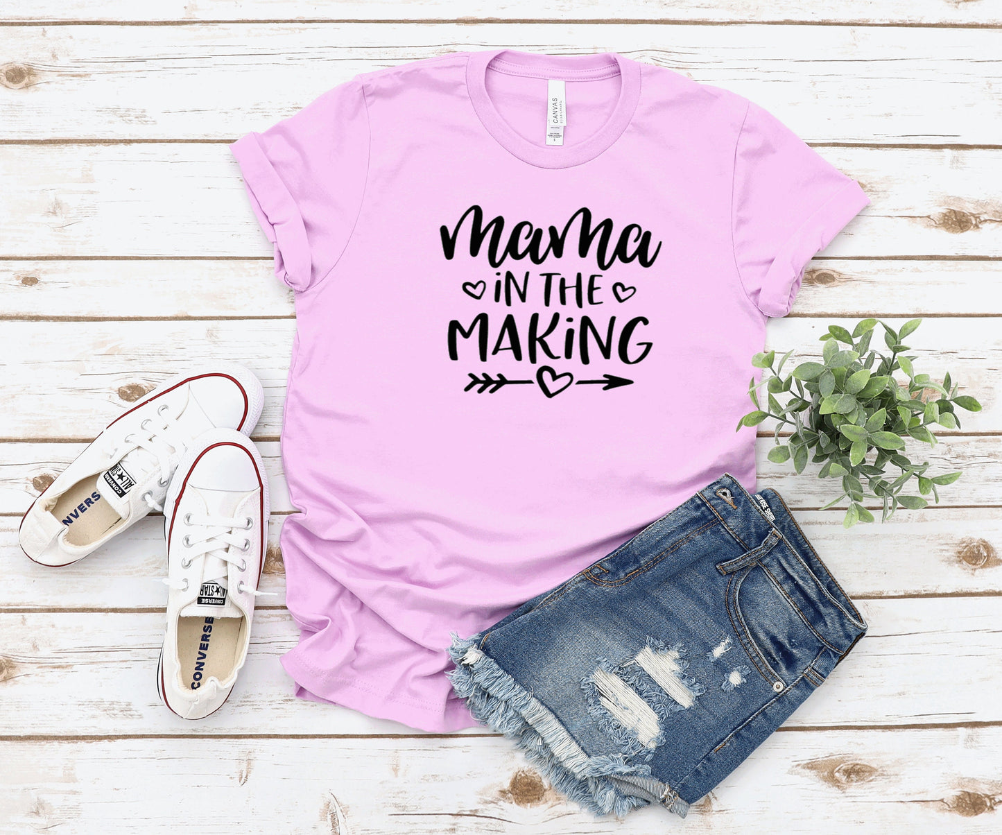 Mama In The Making Pregnancy ~ Adult Unisex T~Shirt or Ladies Tank Top