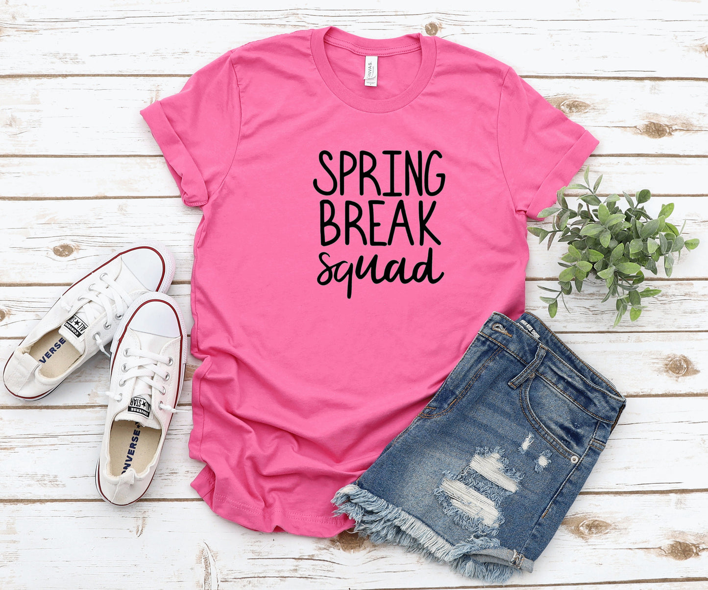 Spring Break Squad Vacation and Group ~ Unisex T-Shirt or Ladies Tank Top ~ Adult, Youth and Toddler Sizes