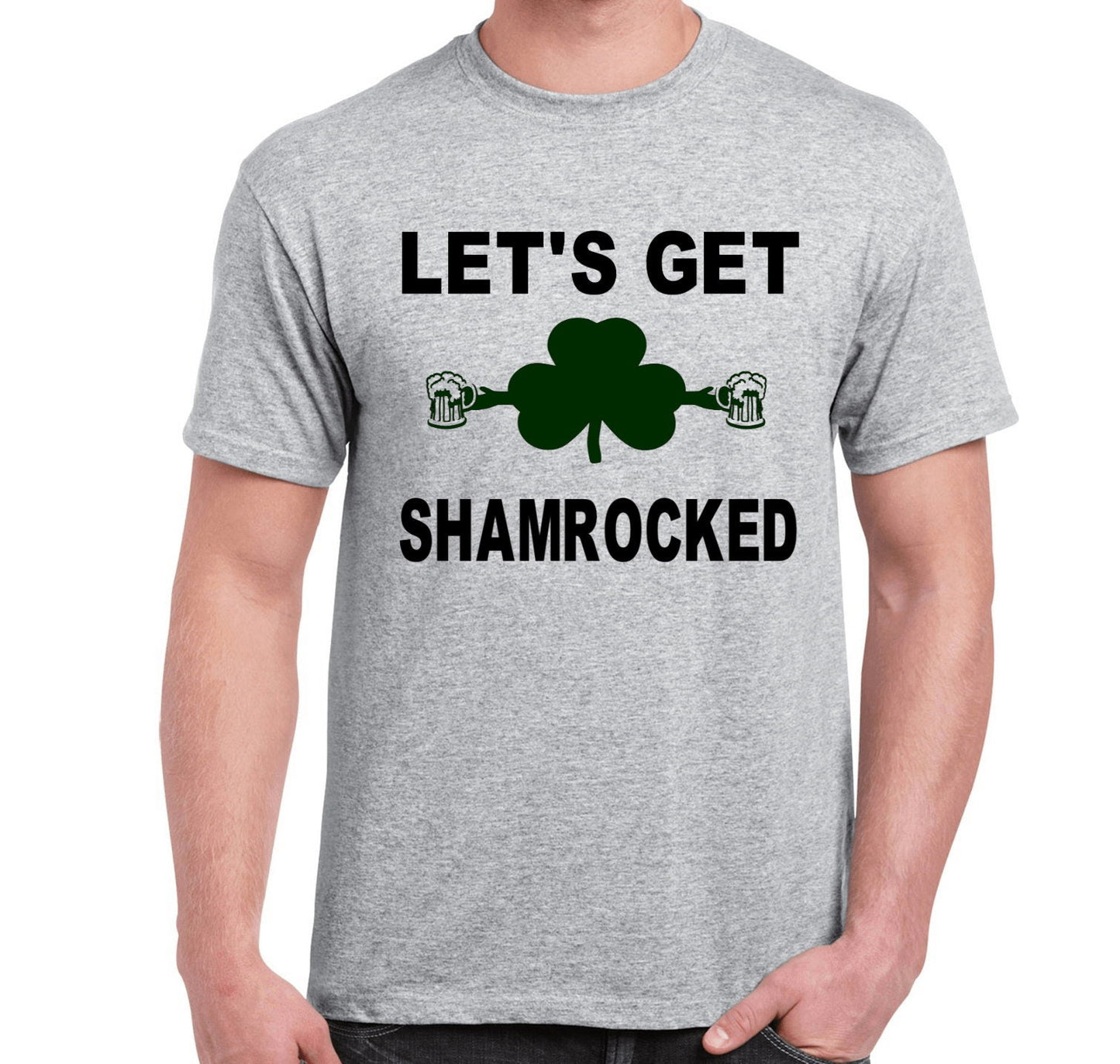 Let's Get Shamrocked ~ Adult Unisex T~Shirt or Ladies Tank Top