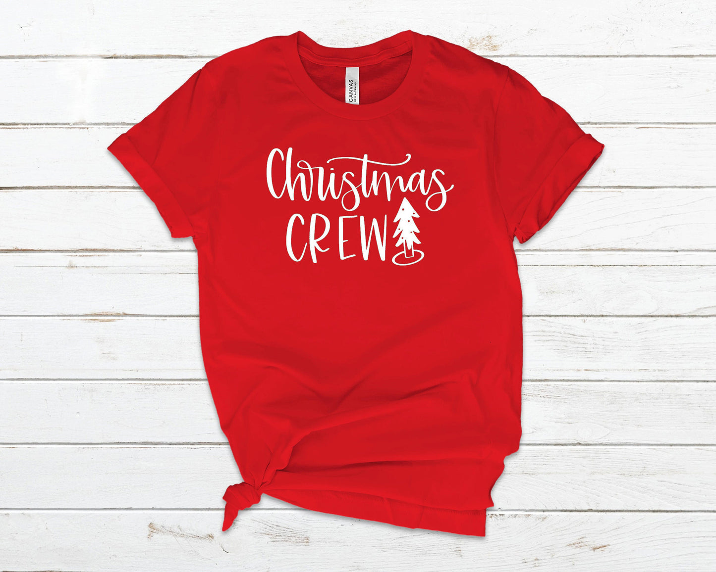 Christmas Crew Group Family Holiday ~ Unisex T-Shirt or Ladies Tank Top ~ Adult, Youth and Toddler Sizes