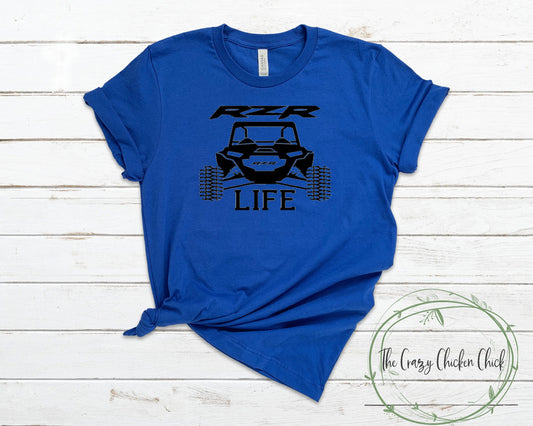 Rzr Life  ~ Off Roading, Rzr, Can~am, Orv Unisex T-Shirt or Ladies Tank Top ~ Adult, Youth and Toddler Sizes~ personalize!