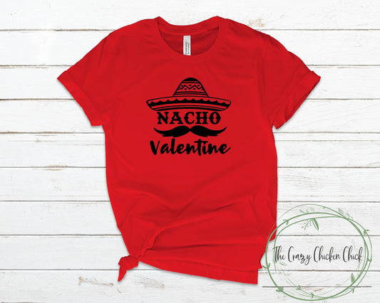 Nacho Valentine Sombrero Ladies Tank Tops ~ Adult, Youth and Toddler Sizes