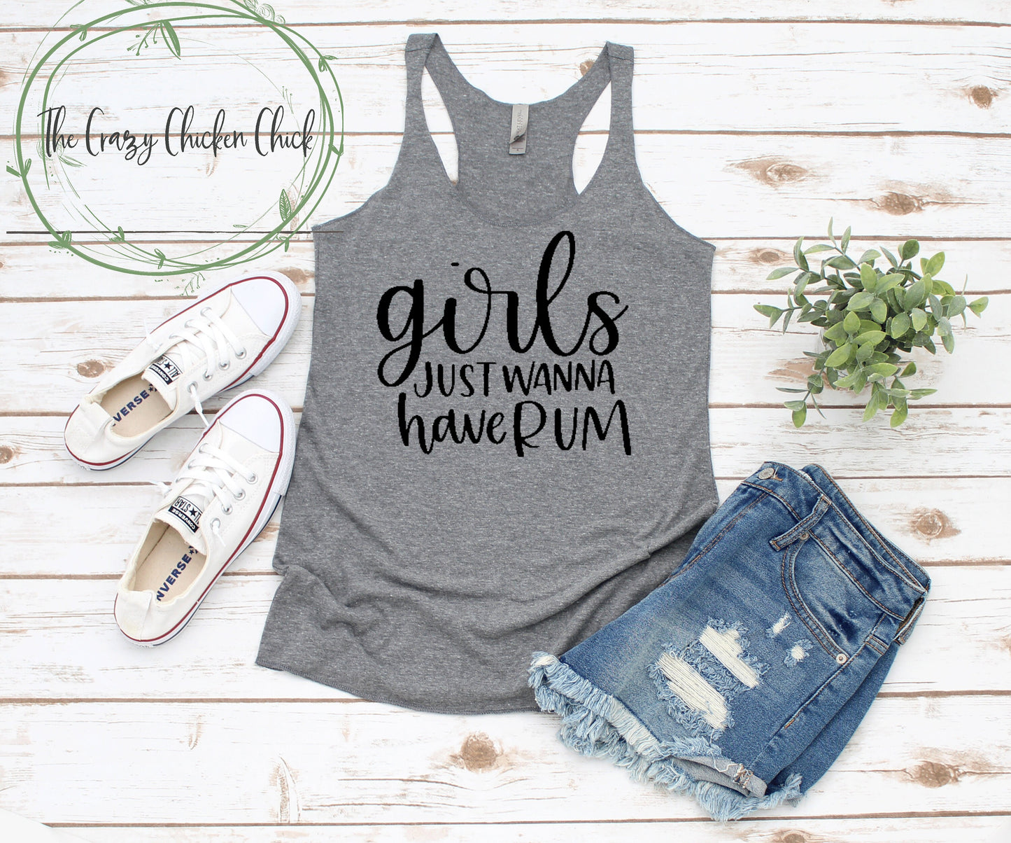 Girls Just Wanna Have Rum Drinking ~ Adult Unisex T~Shirt or Tank Top