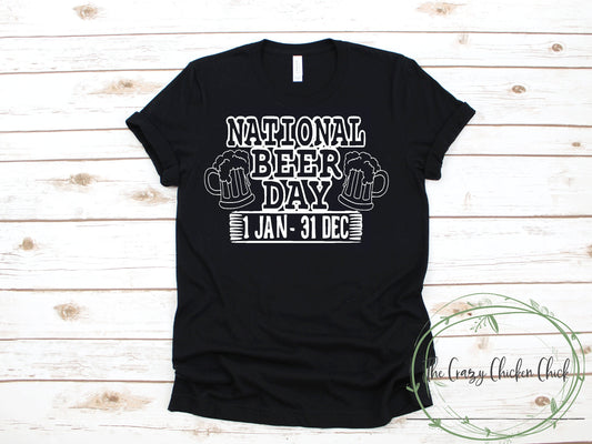 National Beer Day - Adult Unisex T~Shirt or Tank Top