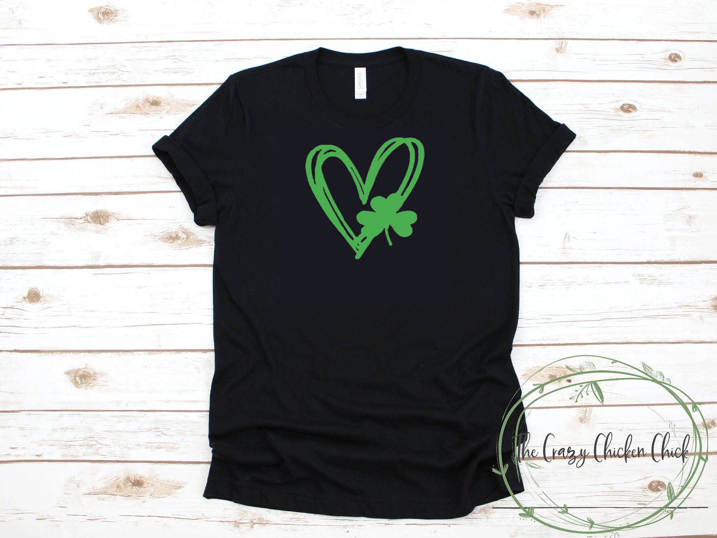 St. Patrick's Day Heart ~ Unisex T-Shirt or Ladies Tank Top ~ Adult, Youth and Toddler Sizes