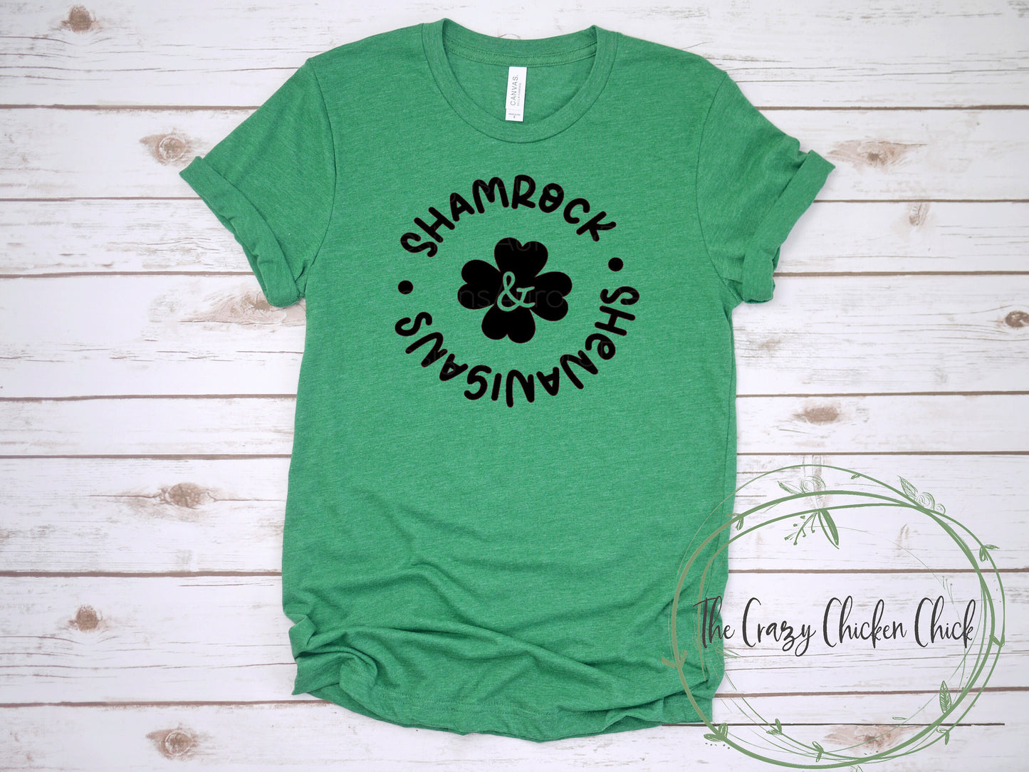 Shamrocks and Shenanigans St. Patrick's Day  ~  Unisex T-Shirt or Ladies Tank Top ~ Adult, Youth and Toddler Sizes