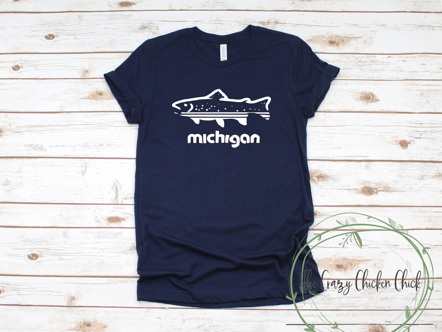 Michigan Trout Inspired ~ Unisex T-Shirt or Unisex T-Shirt or Ladies Tank Top ~ Adult, Youth and Toddler Sizes