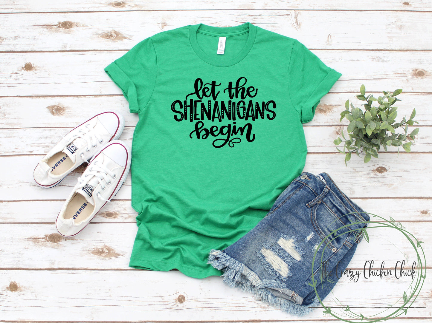 Let The Shenanigans Begin St. Patrick's Day  ~  Unisex T-Shirt or Ladies Tank Top ~ Adult, Youth and Toddler Sizes