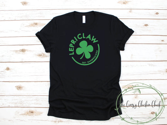 Lepriclaw Get Shamrocked St. Patrick's Day  ~  Adult Unisex T~Shirt or Ladies Tank Top