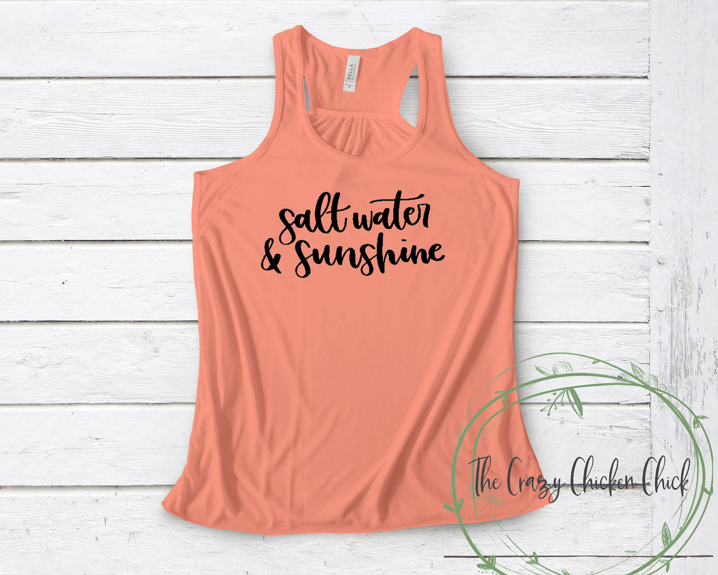 Saltwater and Sunshine ~ Vacation or Spring Break ~ Unisex T-Shirt or Tank Top - Adult, Youth and Toddler Sizes