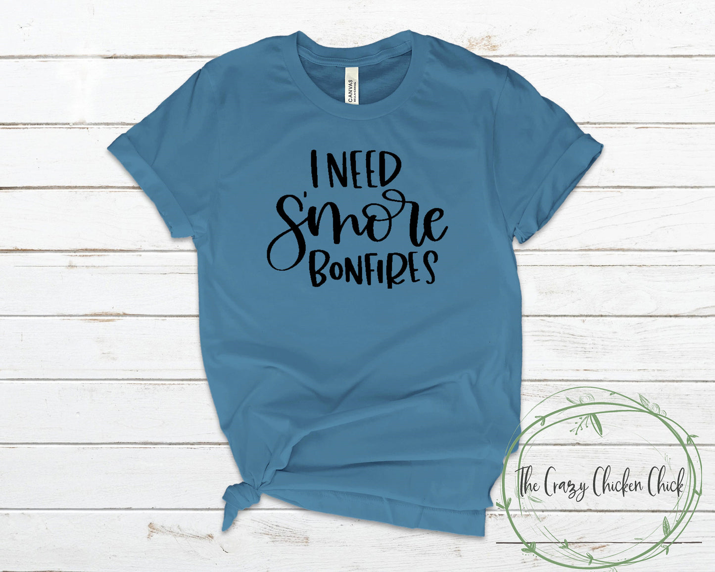 I Need Smore Bonfires ~ Camping Shirt ~ Unisex T-Shirt or Ladies Tank Top ~ Adult, Youth and Toddler Sizes