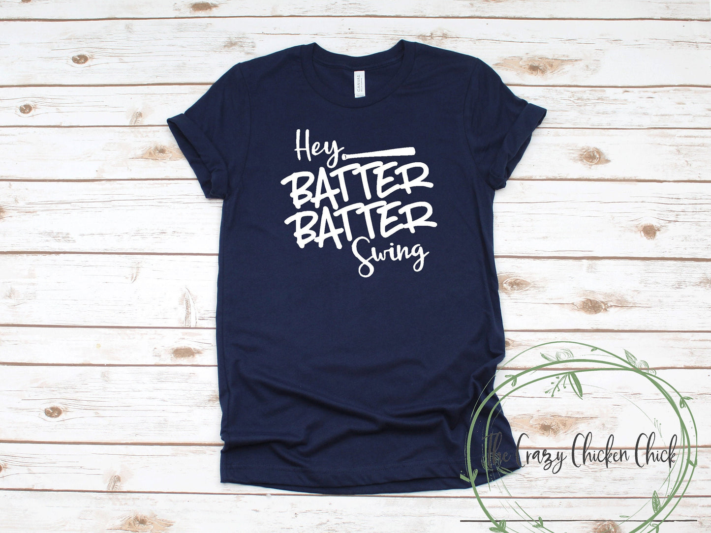 Hey Batter Batter Swing Baseball or Softball  ~ Unisex T-Shirt or Tank Top - Adult, Youth and Toddler Sizes