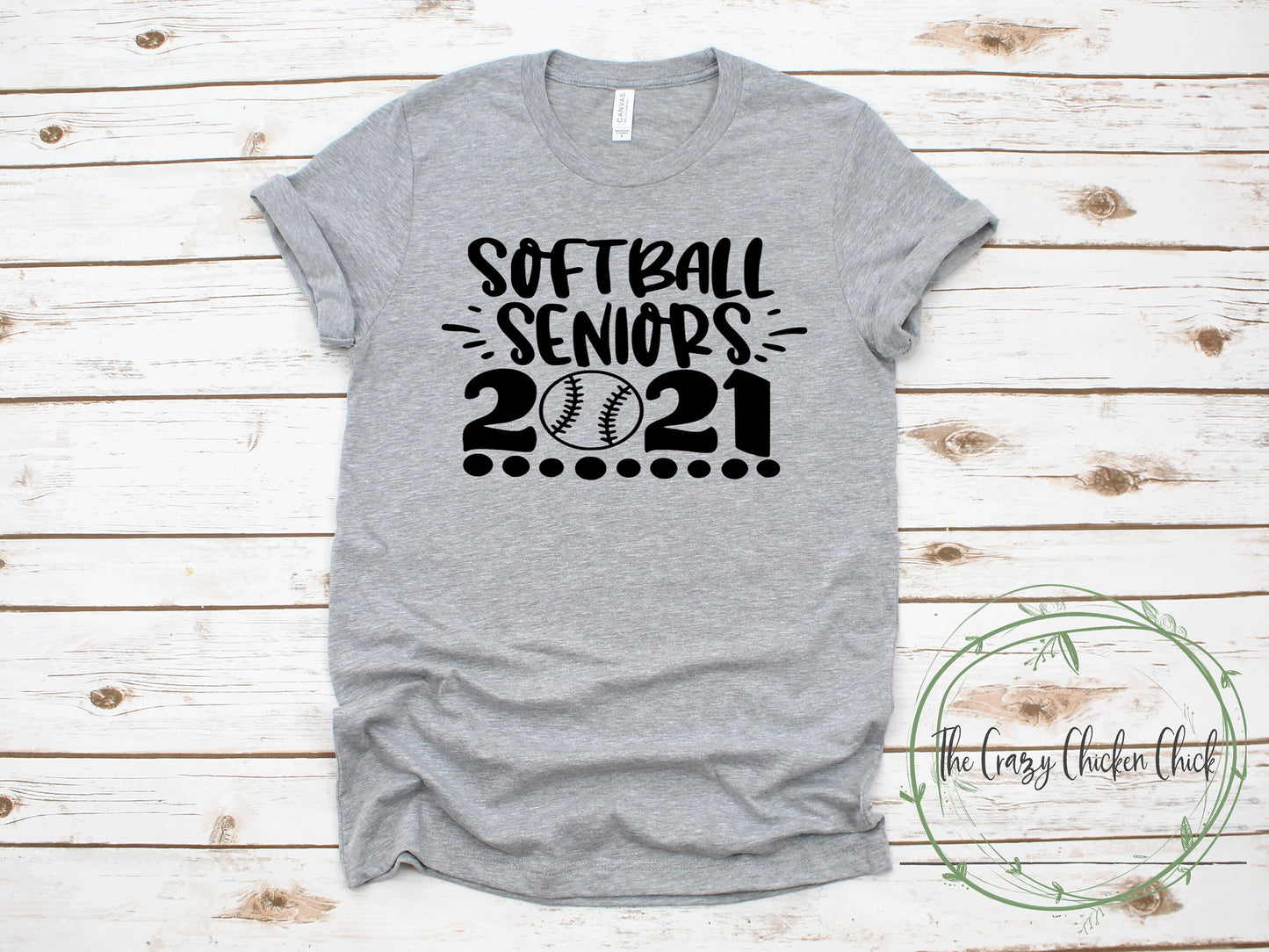 Softball Seniors High School ~ Adult Unisex T~Shirt or Ladies Tank Top