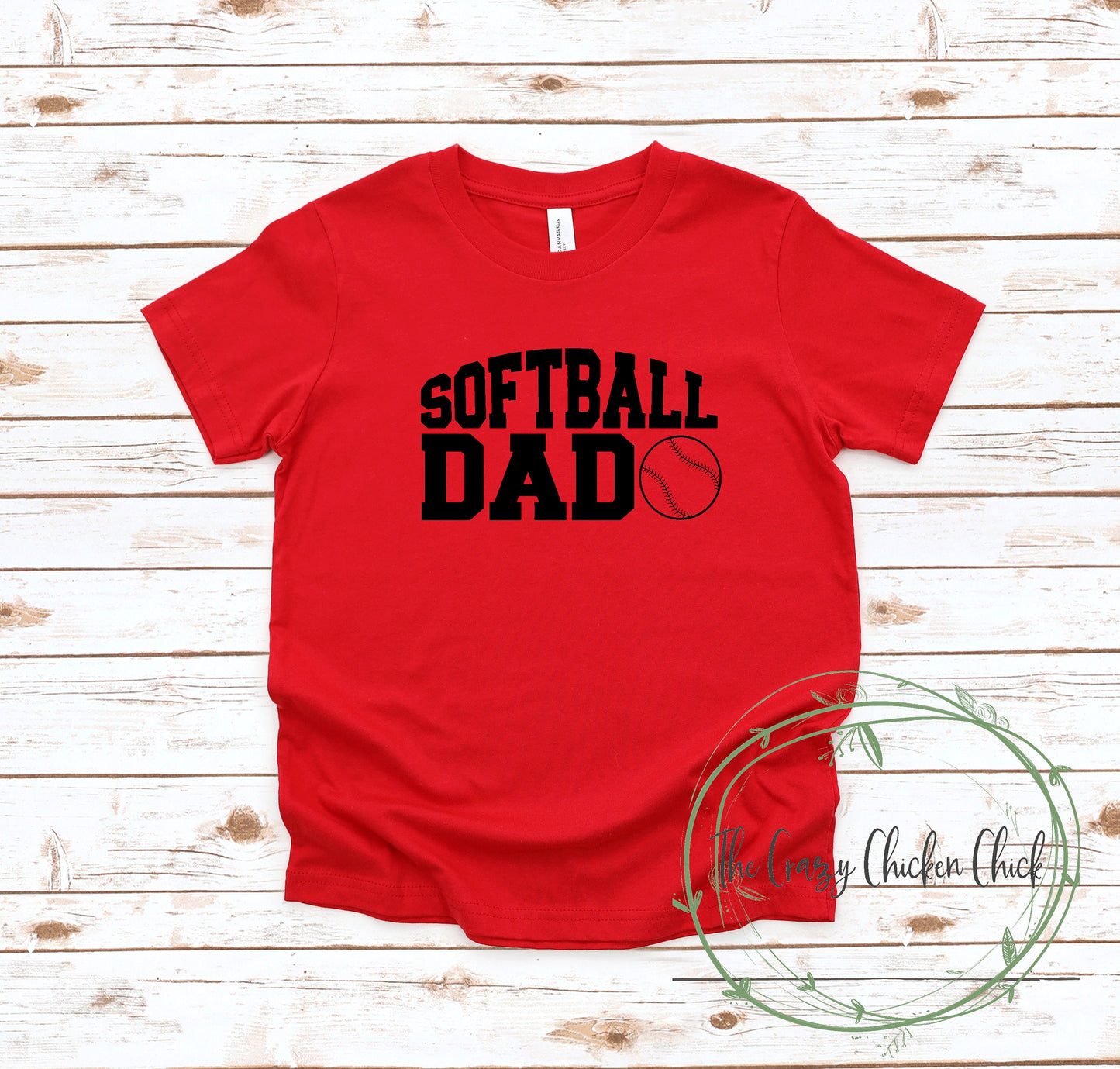 Softball Dad ~ Adult Unisex T~Shirt