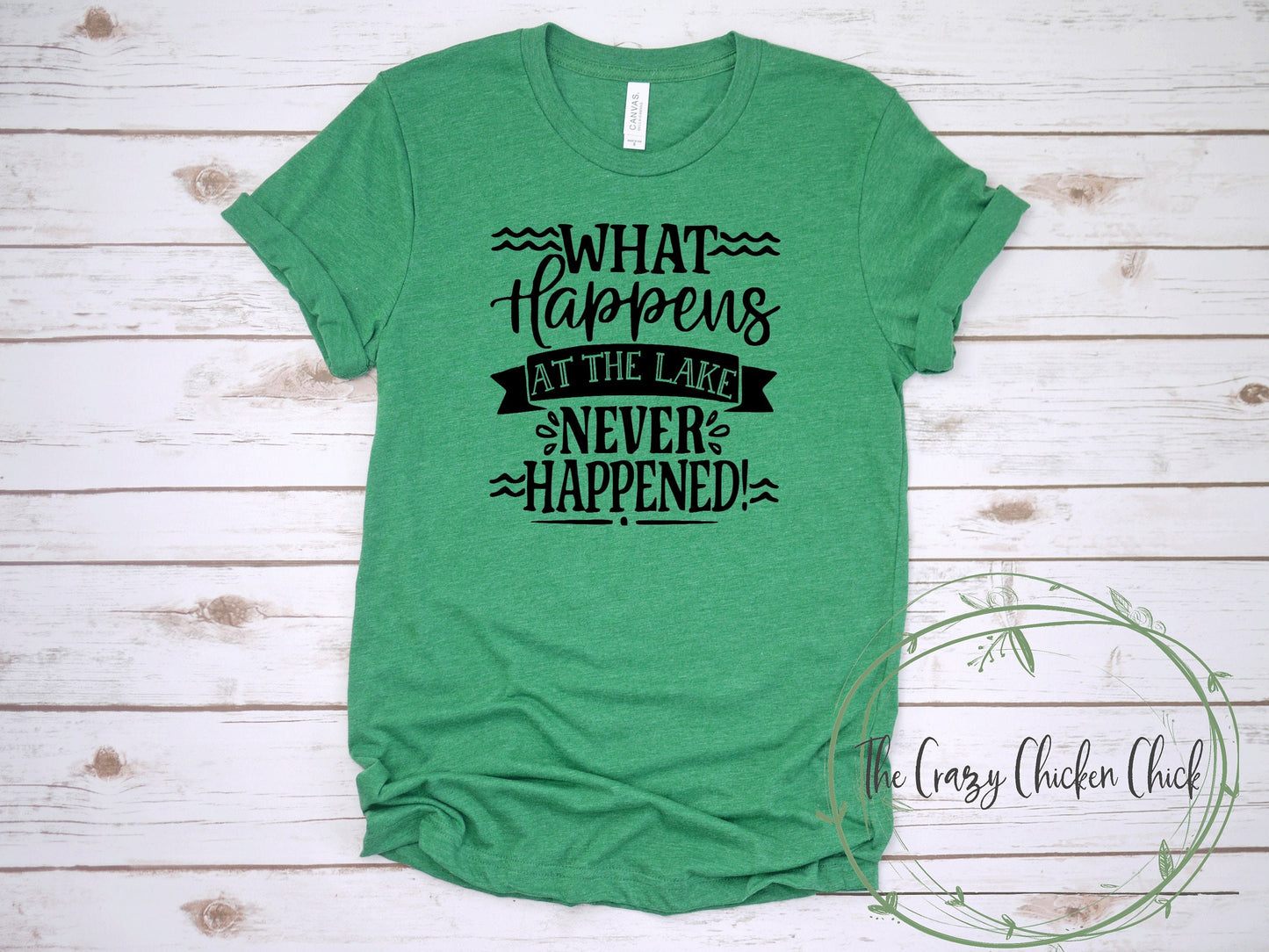 Whatever Happens at the Lake Never Happened  ~ Ladies Tank Tops ~ Adult, Youth and Toddler Sizes