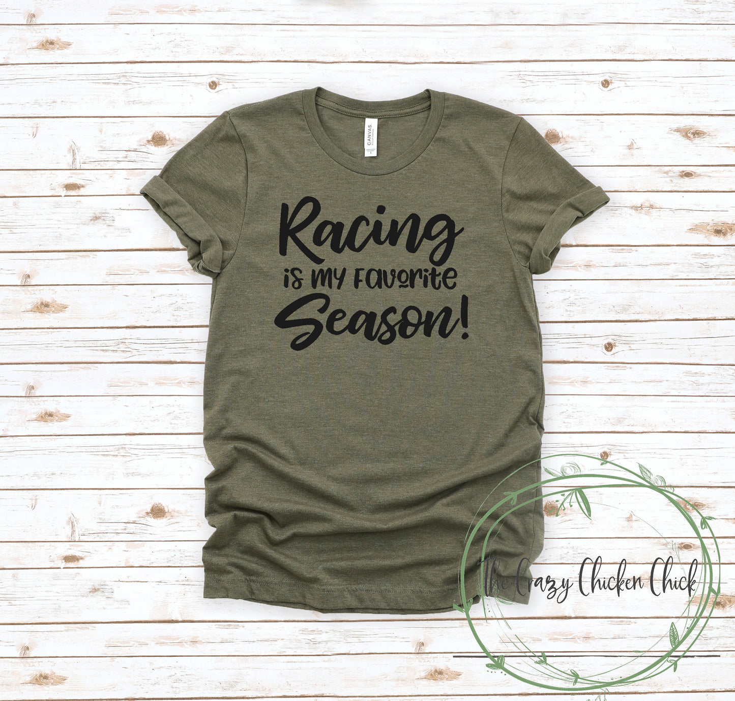 Racing is My Favorite Season ~ boats, cars, motorcycles, horses, go carts ~ Unisex T-Shirt or Ladies Tank Top ~ Adult, Youth and Toddler Sizes