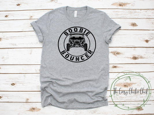 Boobie Bouncer Can Am ~ SXS Adult Unisex Shirt ~ personalize any vehicle  ~ Off Roading, Orv, Can~am, Rzr, Polaris ~ Adult Unisex T-Shirt or Tank Top