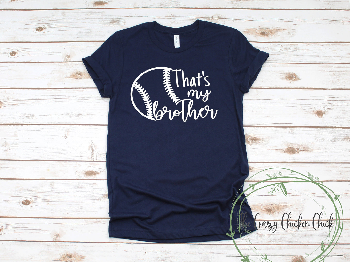 That's My Brother Baseball Shirt ~ Personalize ~ Unisex T-Shirt or Ladies Tank Tops ~ Adult, Youth and Toddler Sizes