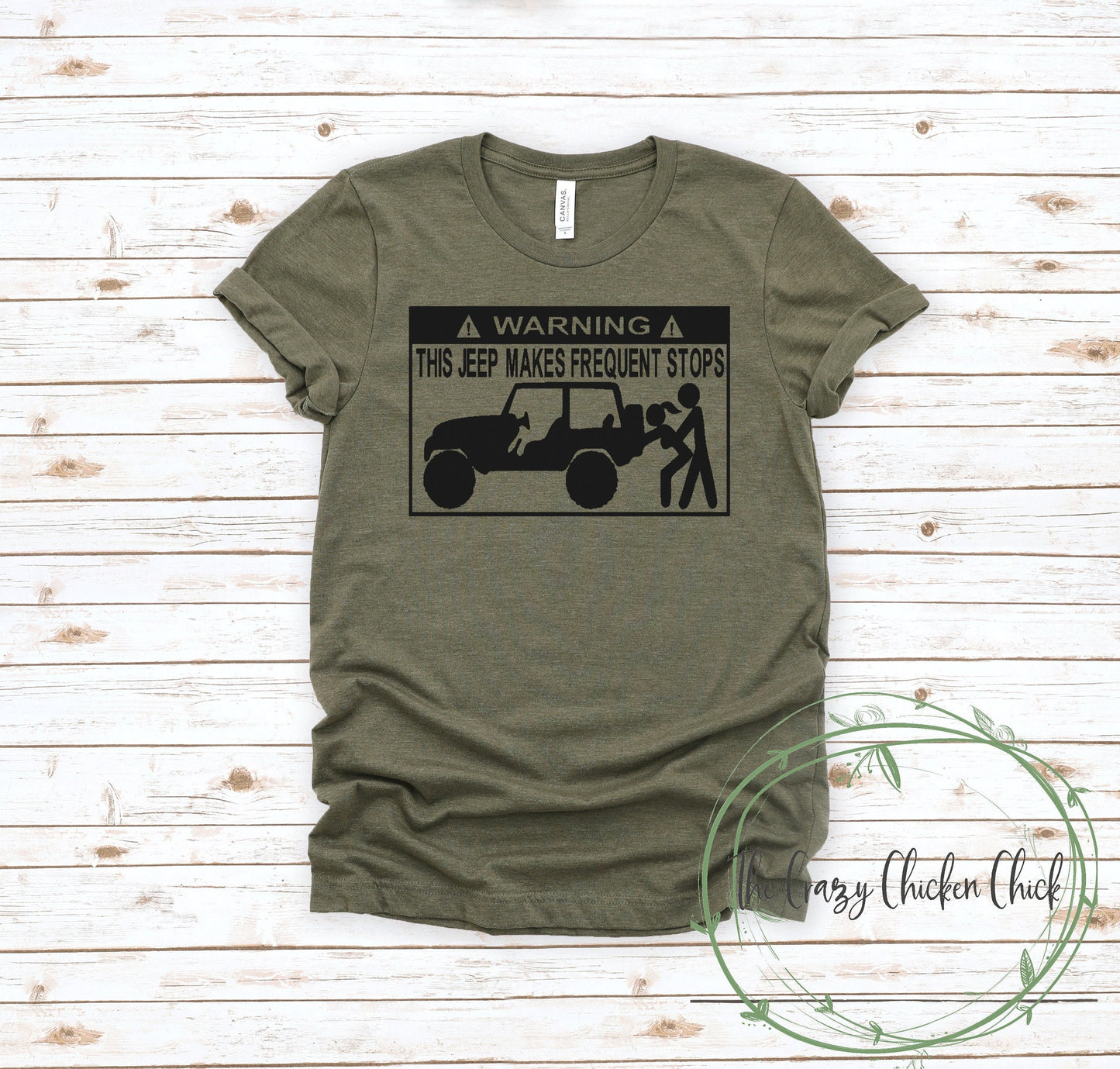 Warning This Jeep Frequent Stops - Off Roading -  Unisex T shirt or Tank Top