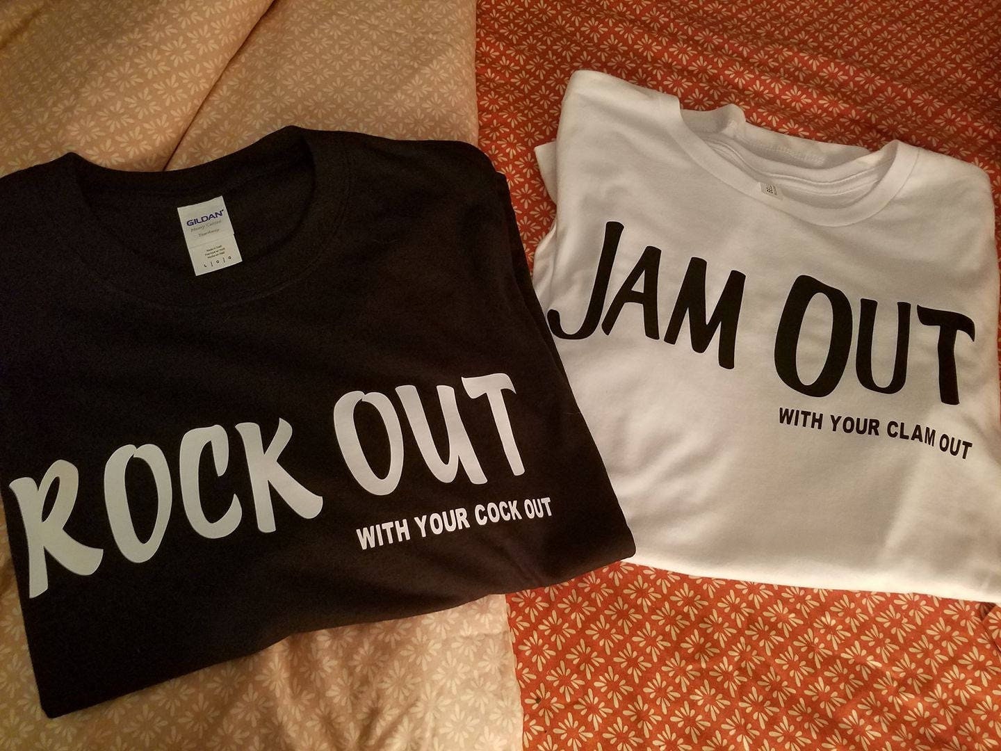 Rock out with your cock out - Unisex T Shirt - adult sizes - don't forget to look for companion shirt!