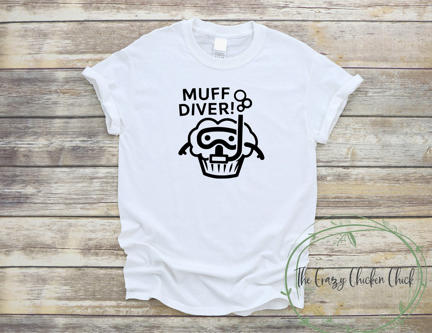 Muff Diver - Cute Muffins that Like to Dive - Adult Unisex T-Shirt or Tank Top