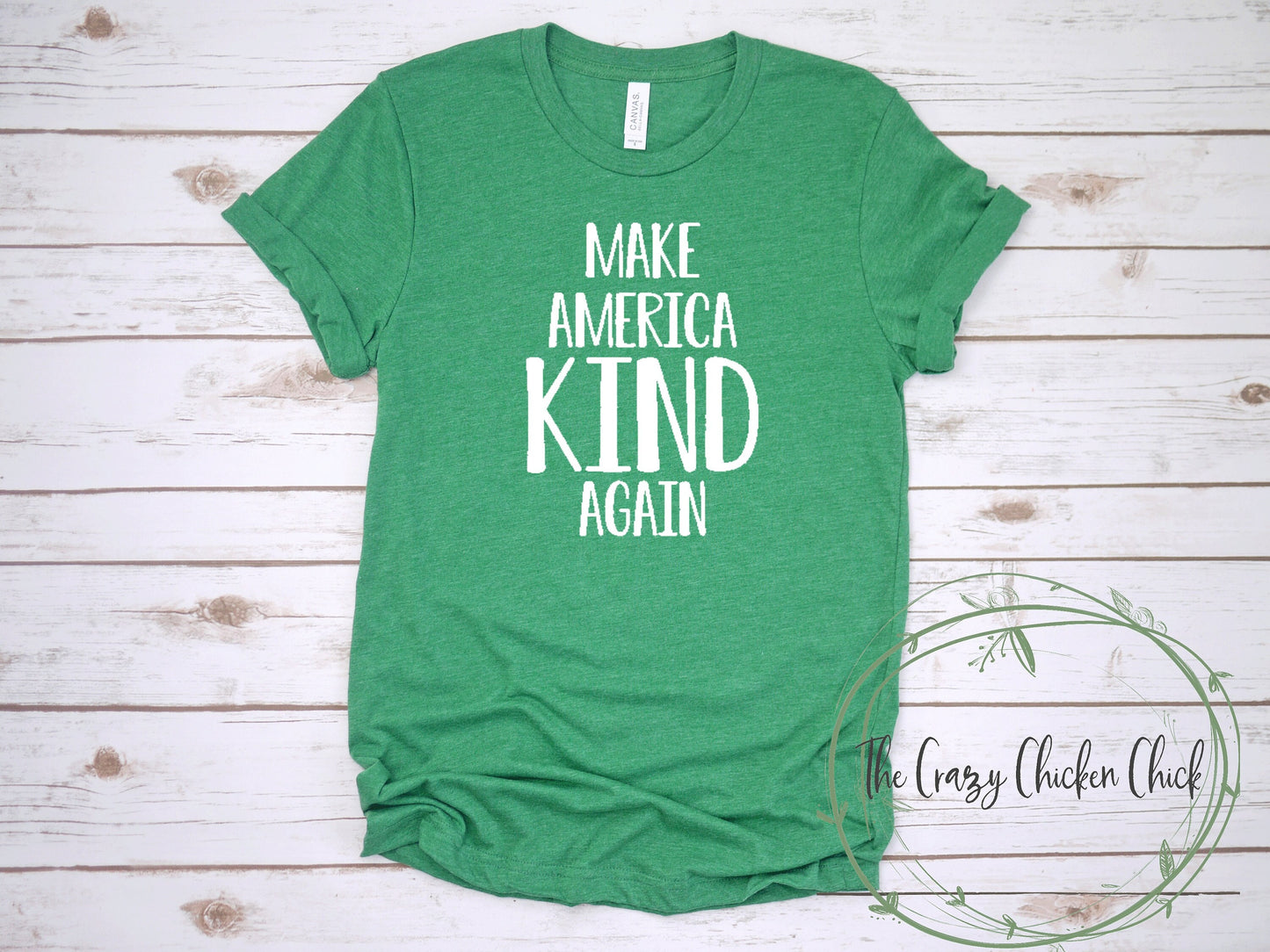 Make America Kind Again - Unisex T-Shirt or Tank Top - Adult, Youth and Toddler Sizes