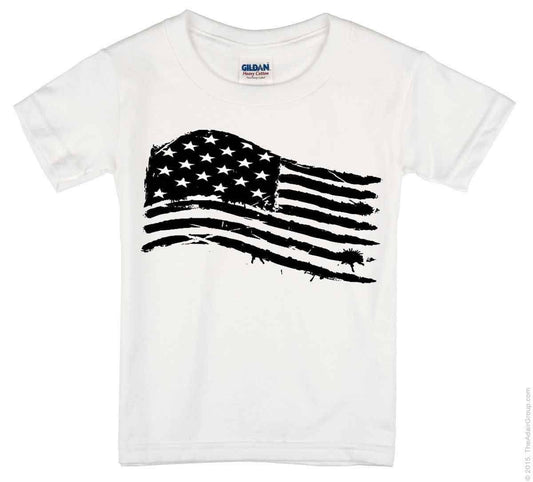 Distressed American Flag Adult Unisex T Shirt or Tank Top - Adult, Youth and Toddler Sizes