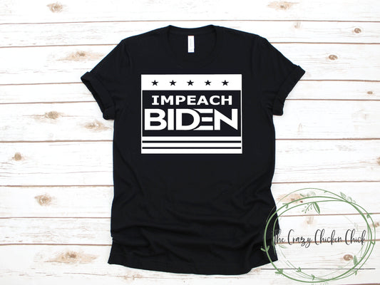 Impeach Biden - President - Political-  Unisex T shirts or Tank Top