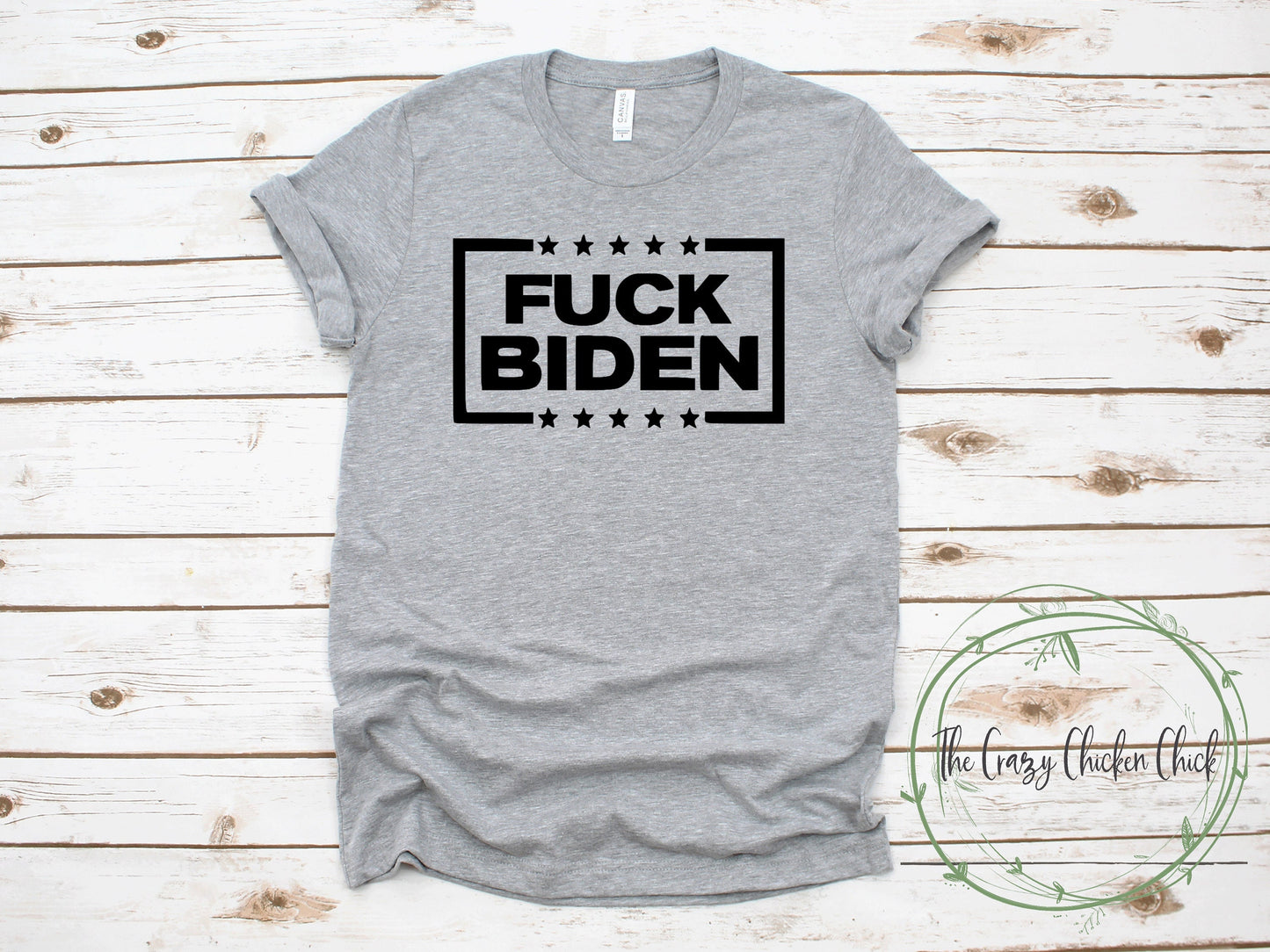 Fuck Biden - President - Political-  men's and ladies Unisex T shirts or Tank Top