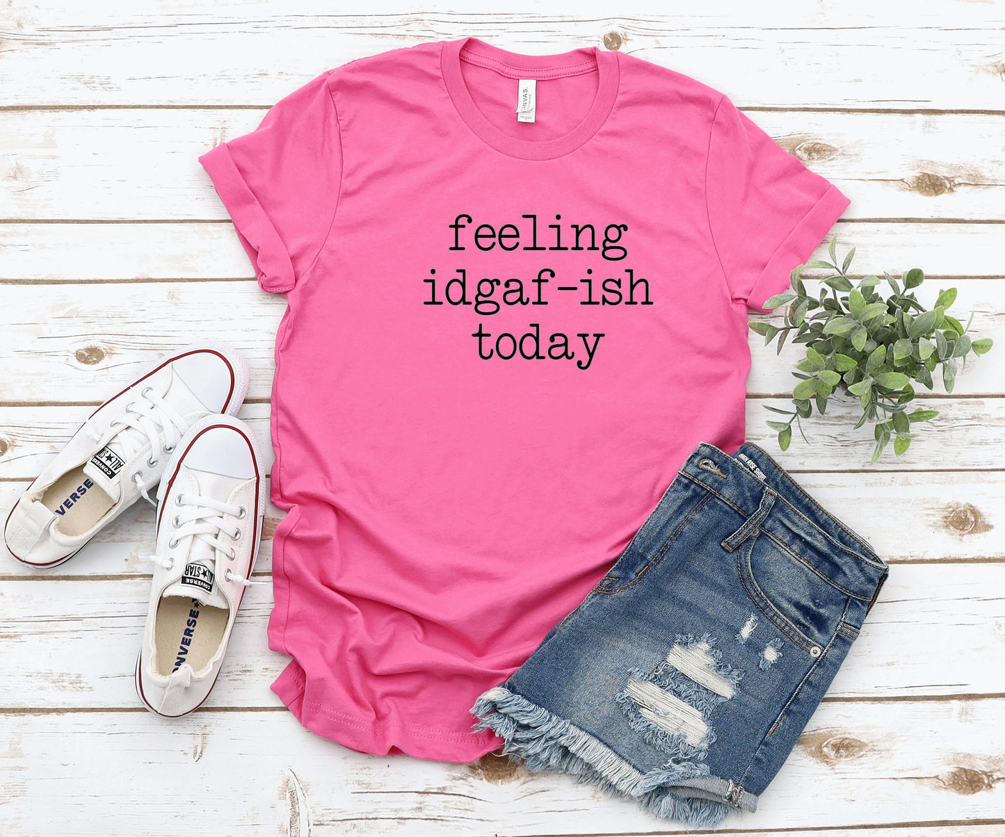 Feeling I Don't Give a Fuck ish idgaf - Adult Unisex T-Shirt or Tank Top