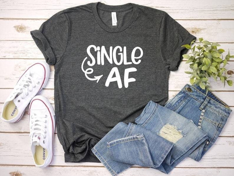 Single Af Breakup or Funny Divorce - Unisex T-shirt or Tank Top