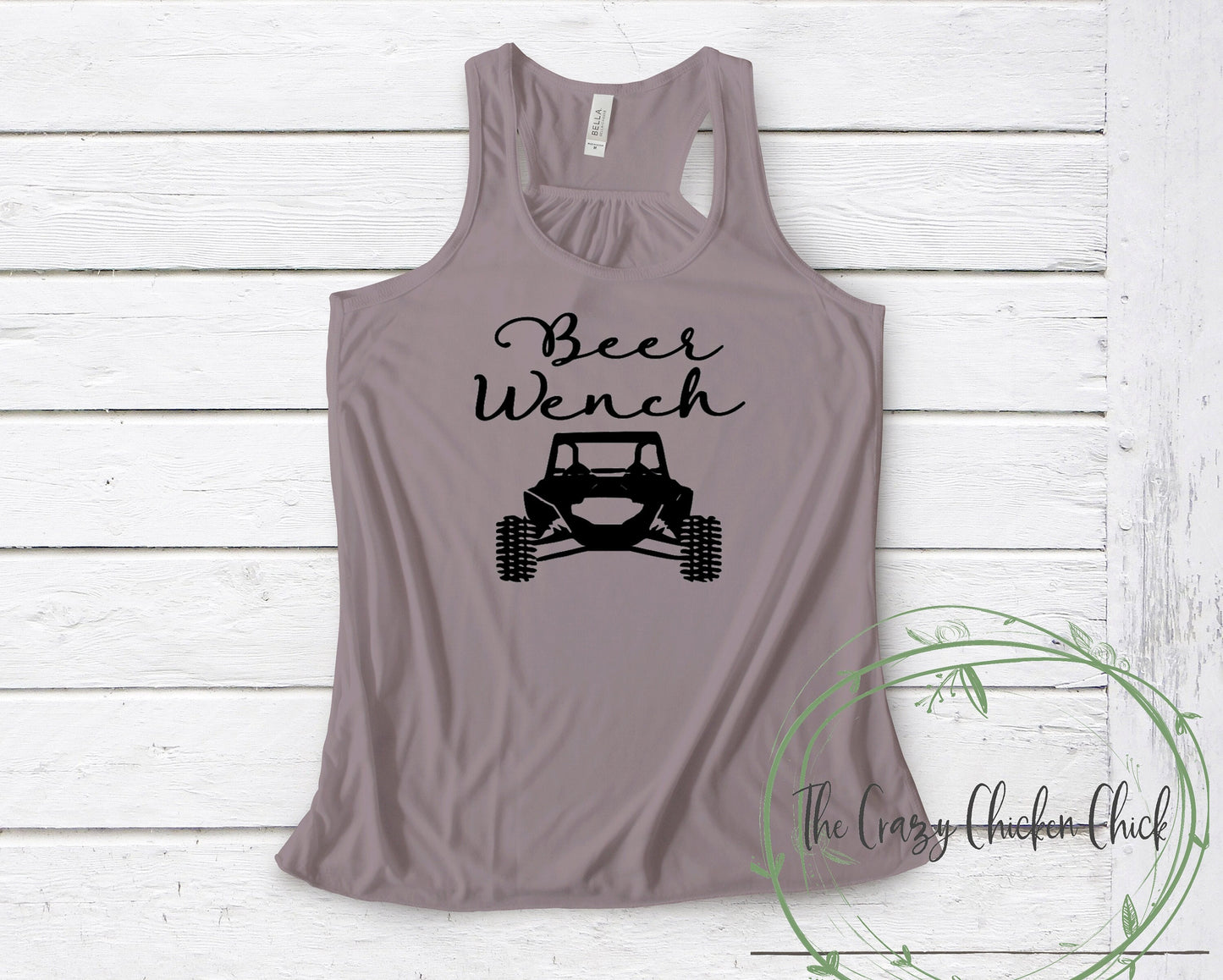 Beer Wench -  ORV, Side by Side, Sxs, Rzr, Can Am Logo - Unisex T shirt or Tank Top