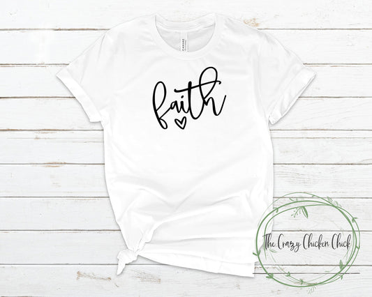 Faith Spiritual Religious Unisex T-Shirt or Tank Top, Adult, Youth and Toddler Sizes